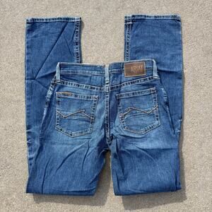 Ariat 32x38 M4 Braden Pasadena Low Rise Boot Cut Blue Jeans 10026667 Tekstretch